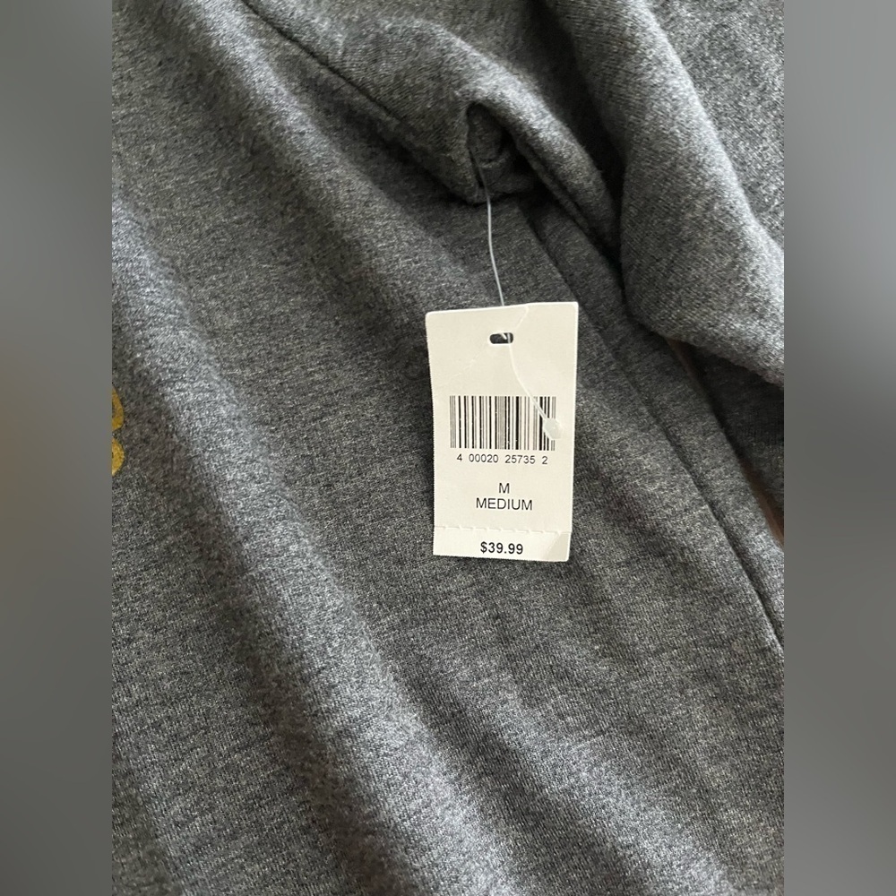 NWT Disney Parks Women’s Happiest Place on Earth Lightweight Grey Sweatshirt - M - Picture 2 of 5